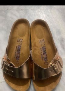 Rose Gold Birkenstocks - Size 37