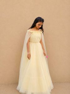 Dreamy butter yellow gown
