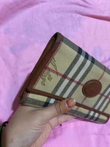Vintage Check Wallet (Burberry Copy)
