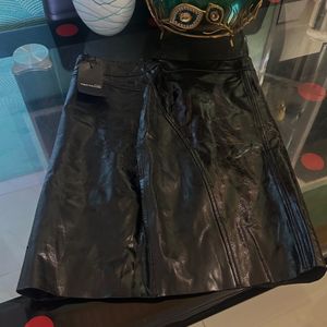 Tom Tailor Leather Skirt With Zipper