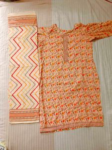 Stylish Printed Cotton Kurta