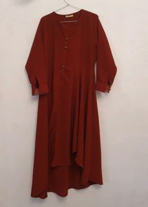 Very Beautiful Maroon Kurta