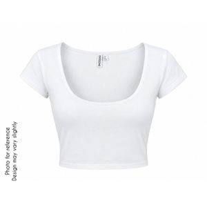 H&M White Crop T-Shirt