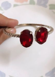 New Stunning Red Gemstone Cuff Bracelet
