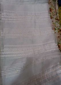 Embroidered Floral dress material