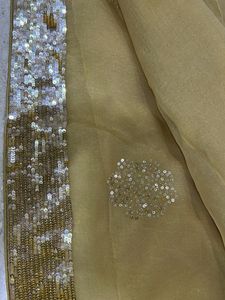party wear sequins saree