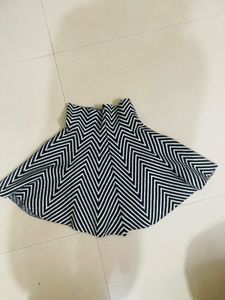 Chic Black &amp; White Skirt