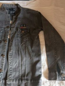 Men's Grey Denim Jacket
