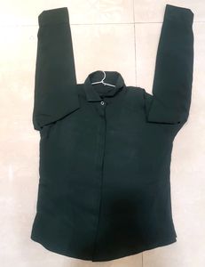 M SIZE 34 Bust Olive Formal Shirt