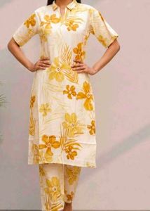 Elegant Lavender Kurta Set with Dupatta