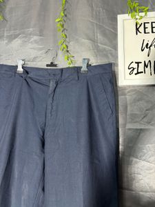 women's Navy Blue Casual Trousers