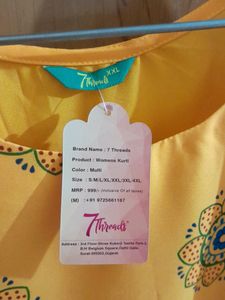 Threads Kurti A Good Colour And Brand New Kurti