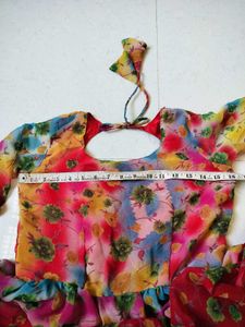 Colorful Ethnic Freel Maxi Dress