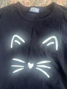 Cute Cat &amp; Panda T-Shirts - Set of 2