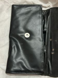 Black Makeup Brush Holder Roll