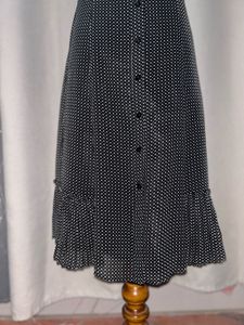 Chic Polka Dot Button-Up Blouse