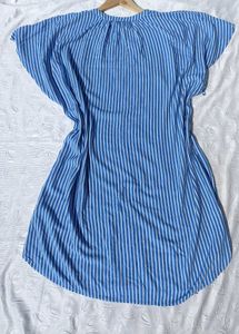 H&amp;m Striped Tie-up Dress