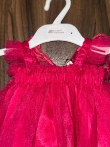 Sparkly Pink Tulle Dress