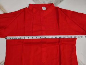 Heart Printed Palazzo with Red Kurti