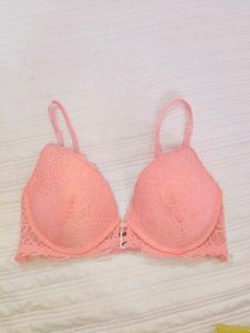 Lace Push-Up Bra - Pink