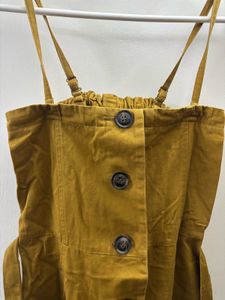 Mustard Button-Down Sundress