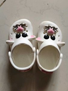 Cute White Cat Crocs for Kids - Original