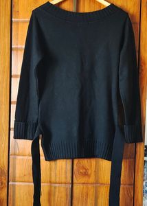Item-KBG111/PRELOVED/BARE DENIM/ZADE BLACK SWEATER
