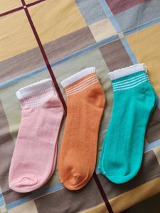 Cute Ankle Socks Trio
