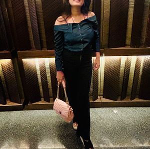 Stylish Teal Green Off-Shoulder Top