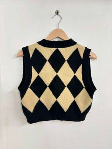 Argyle Knit Vest