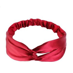 Premium Satin Twisted Red Hair Band / Headband ♥️