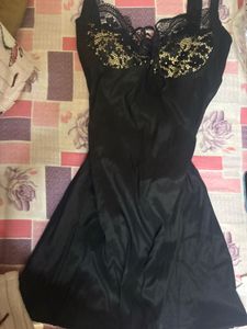 Black Lace Mini Dress