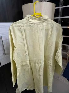 Chic Bicycle Print Button-Down Tunic Top