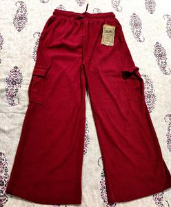 Maroon Cargo Pants