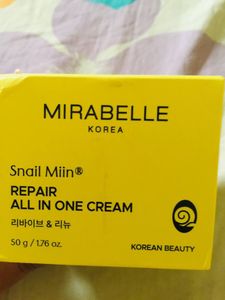 Mirabelle Korea Snail Mucin Repair Cream