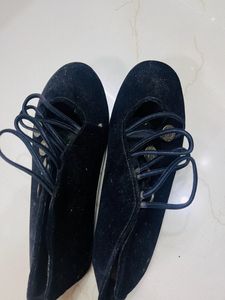 Brand New Button Up Black Shoes
