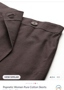 Stylish Brown Skort