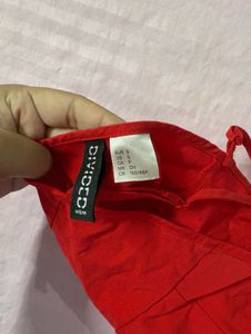 Chic Red Spaghetti Strap Top
