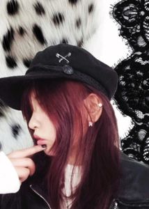 Y2K Black Baker Boy Hat ‧₊˚🖇️✩ ₊˚🎧⊹♡