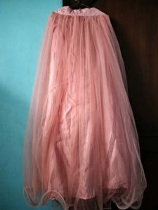 Vintage Pink Tulle Skirt