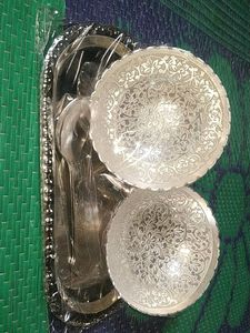 German Silver Bowl Set