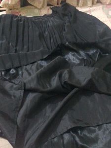 Flowy Black Ethnic Skirt(ankle length)