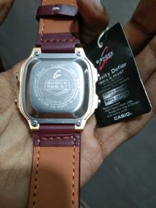 Casio Copy Digital Watch with Maroon Strap