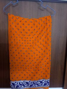 Orange Saree For Wedding
