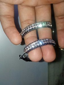 Sparkling Stackable Rings