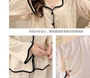 Women's Cream Button-Up night