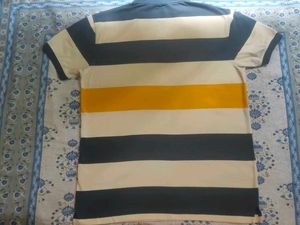 Men's Striped Polo Shirt