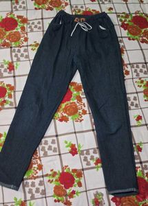 Stylish Dark Wash Jogger Pants