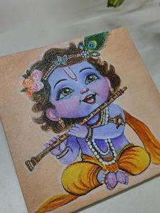 Krishna Acrylic Painting