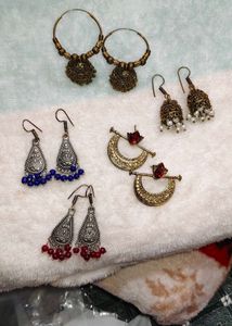 Ethnic Jhumka Hoop Earrings
